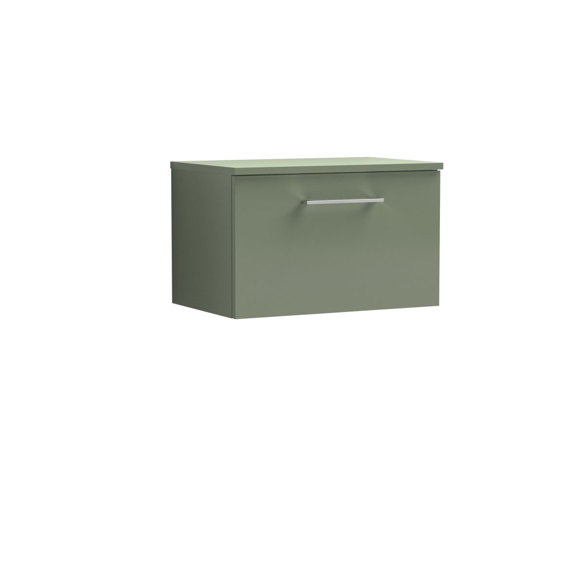 600mm Wall Hung 1 Drawer Vanity & Worktop - Image 1