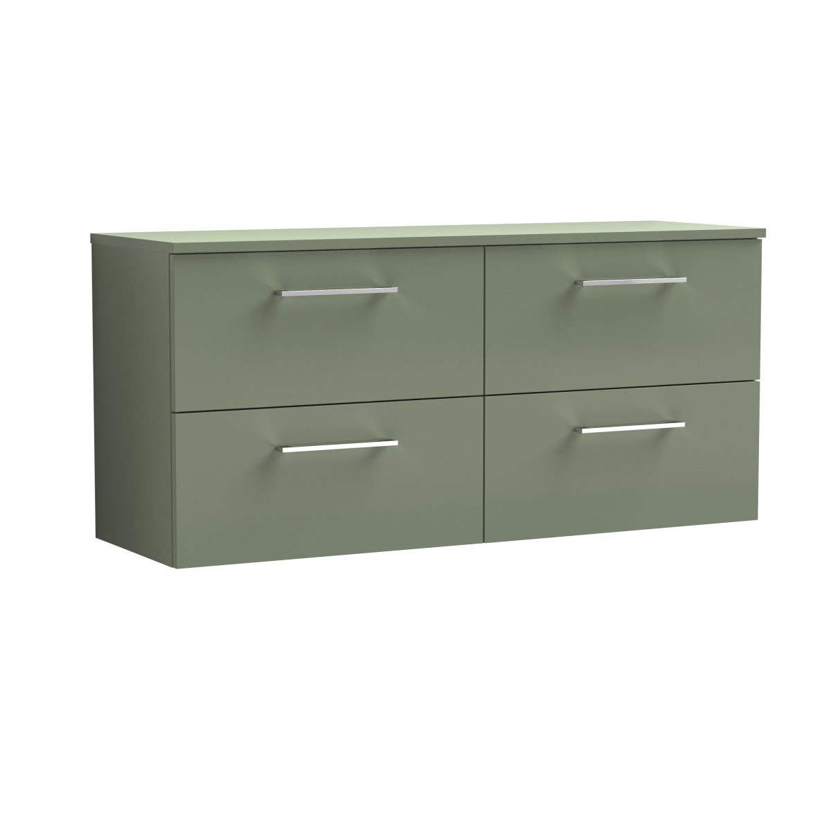 1200mm Wall Hung 4 Drawer Vanity & Worktop - Image 1