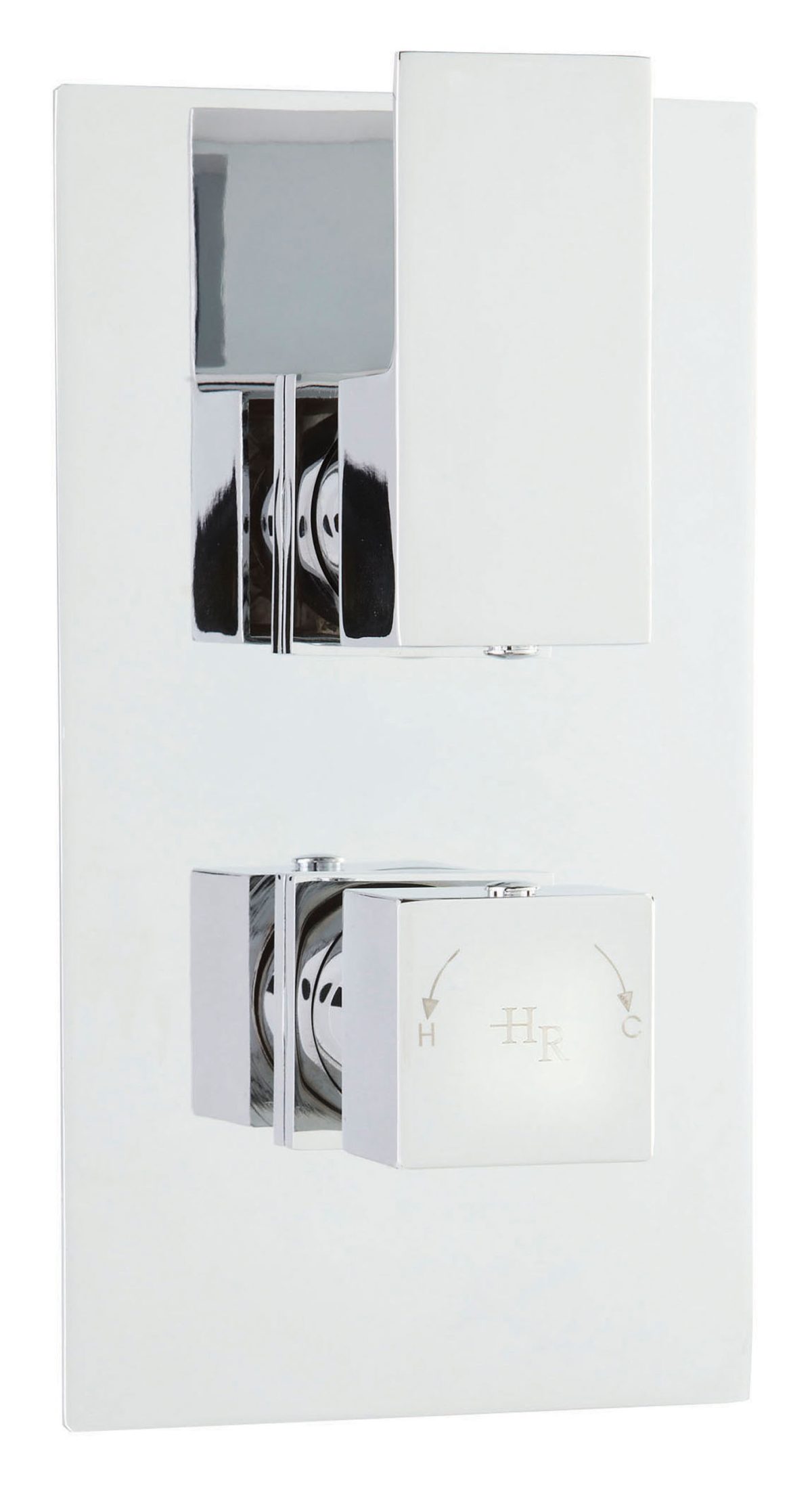 Twin Thermostatic Shower Valve With Diverter - Image 1