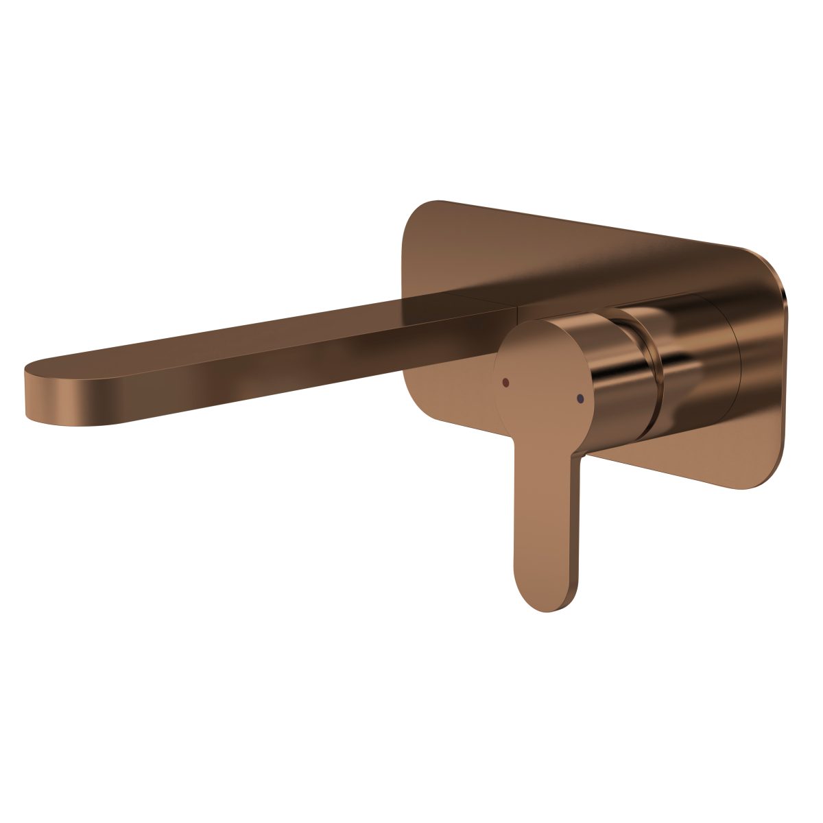 Wall Mounted 2 Tap Hole Basin Mixer With Plate - Image 1