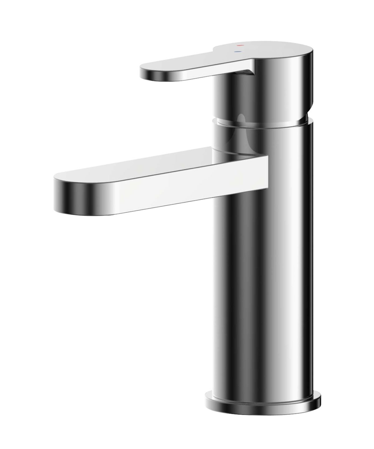 Eco Mono Basin Mixer With Push Button Waste - Image 1