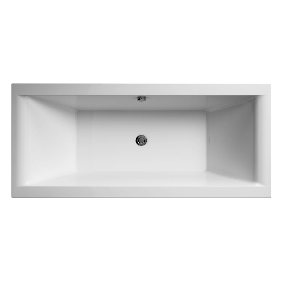 Square Double Ended Bath 1700 x 700mm - Image 1