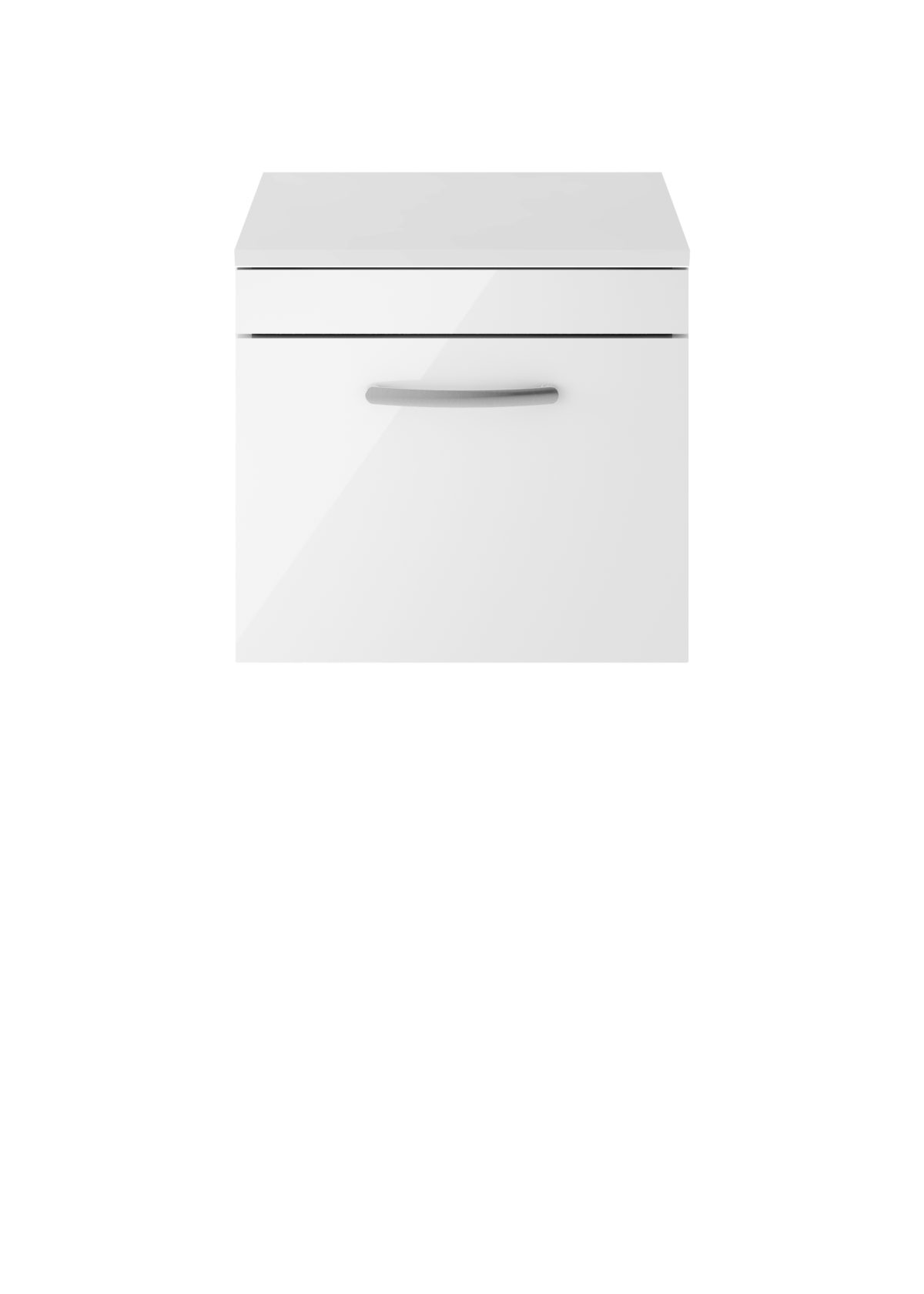 500mm Wall Hung Vanity With Worktop - Image 1