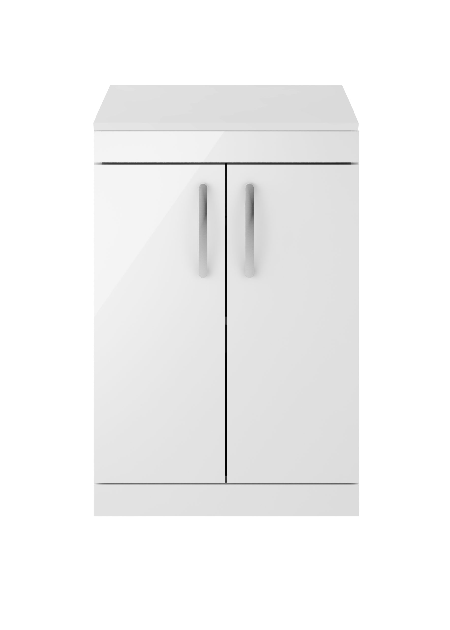 ath027w_furniture_v1_co1.jpg 600mm Floor Standing Vanity With Worktop - Image 1