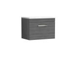 600mm Wall Hung Vanity With Sparkling White Worktop