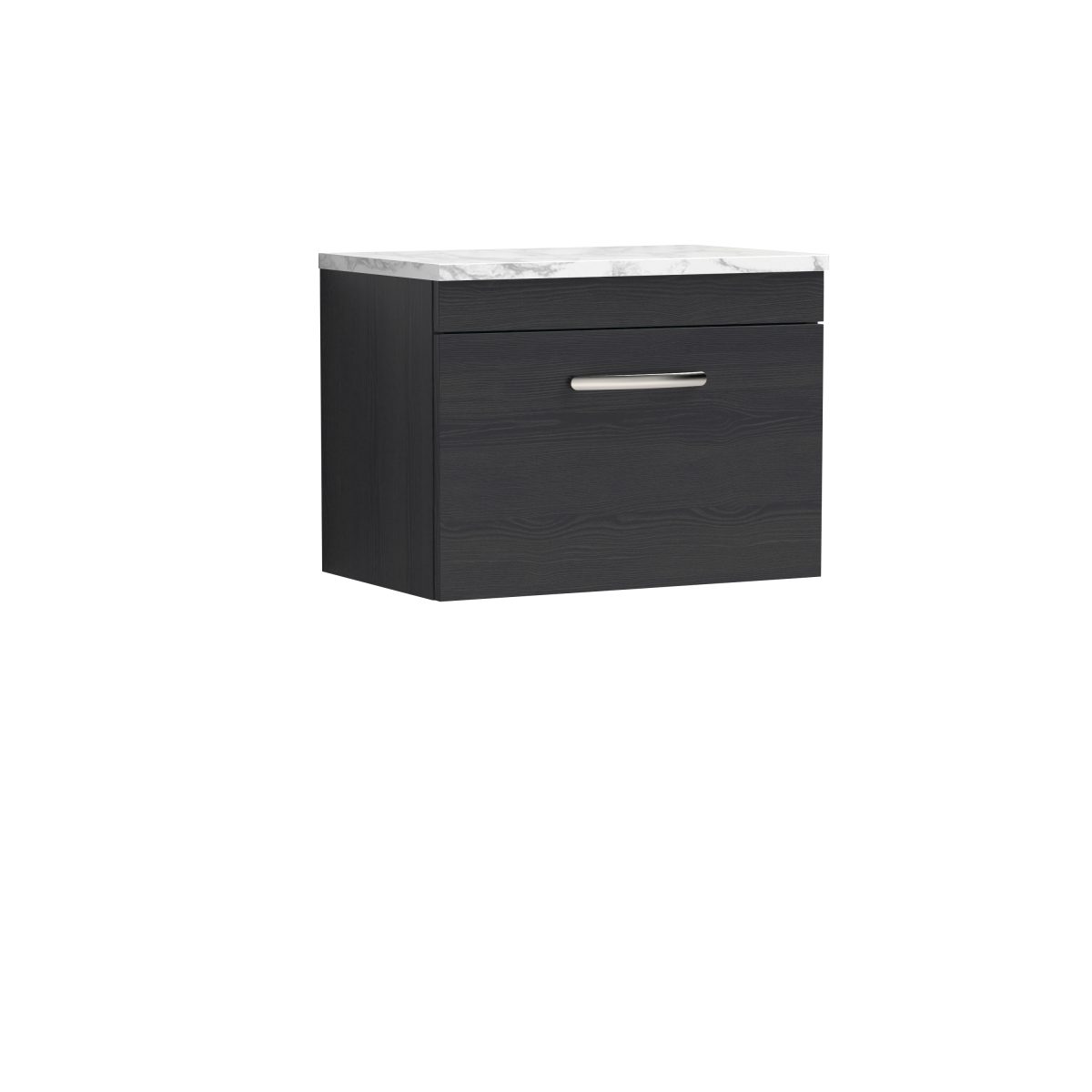 600 Wall Hung Single Drawer Unit & Laminate Worktop - Image 1