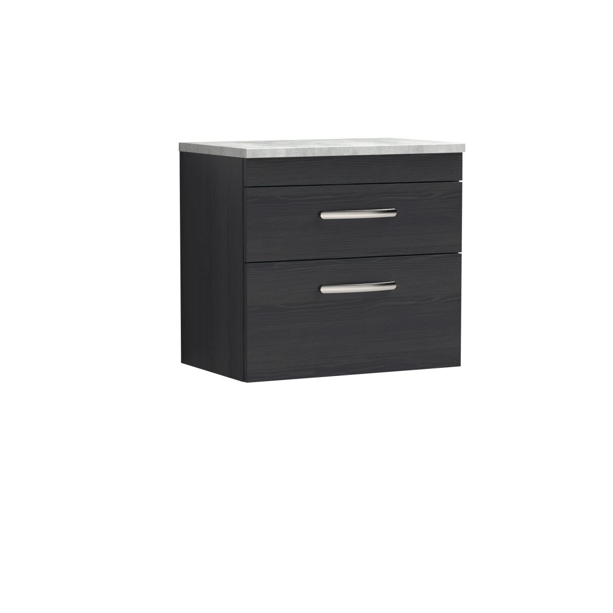 600mm Wall Hung Vanity With Grey Worktop - Image 1