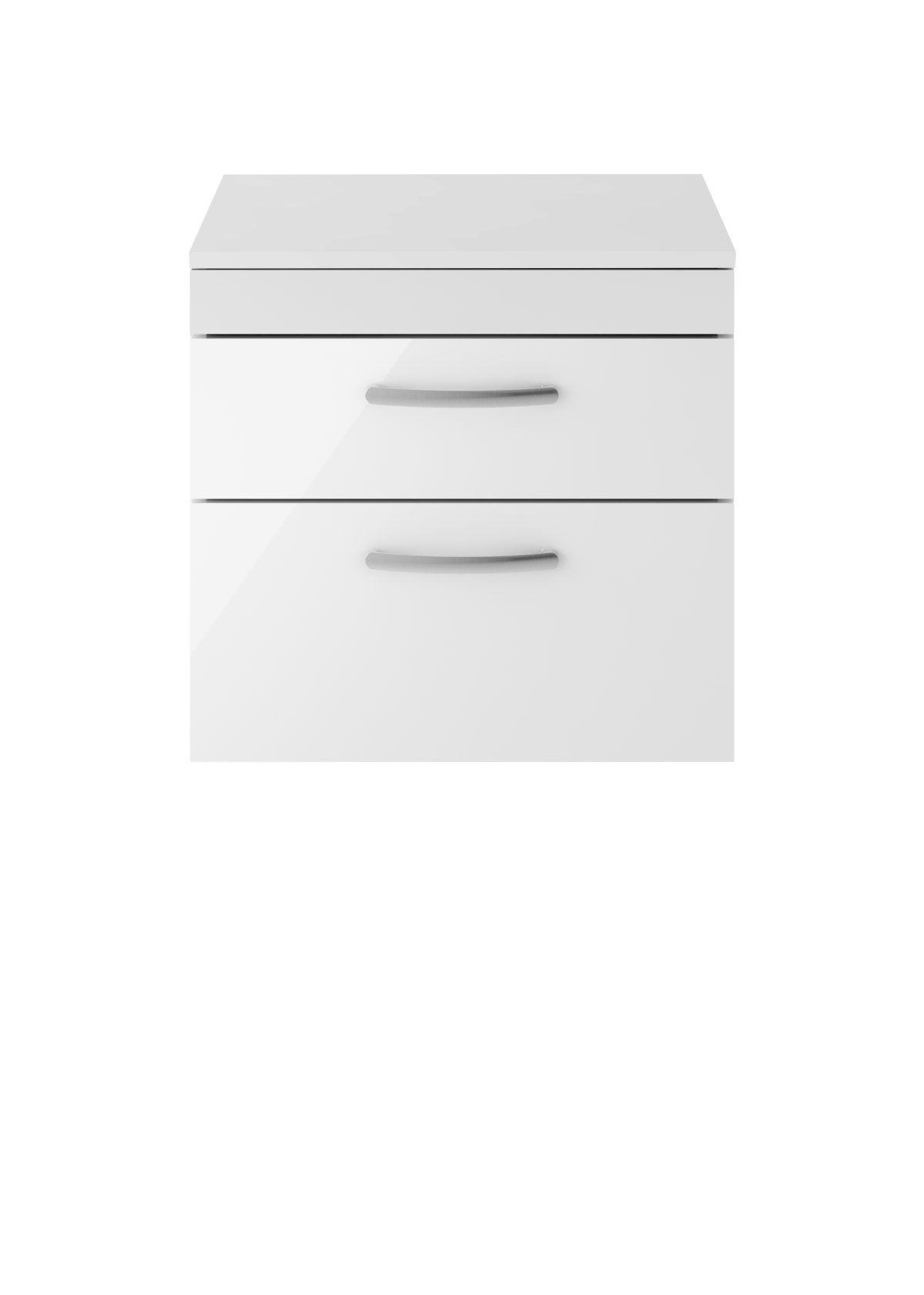 600mm Wall Hung Vanity With Worktop - Image 1