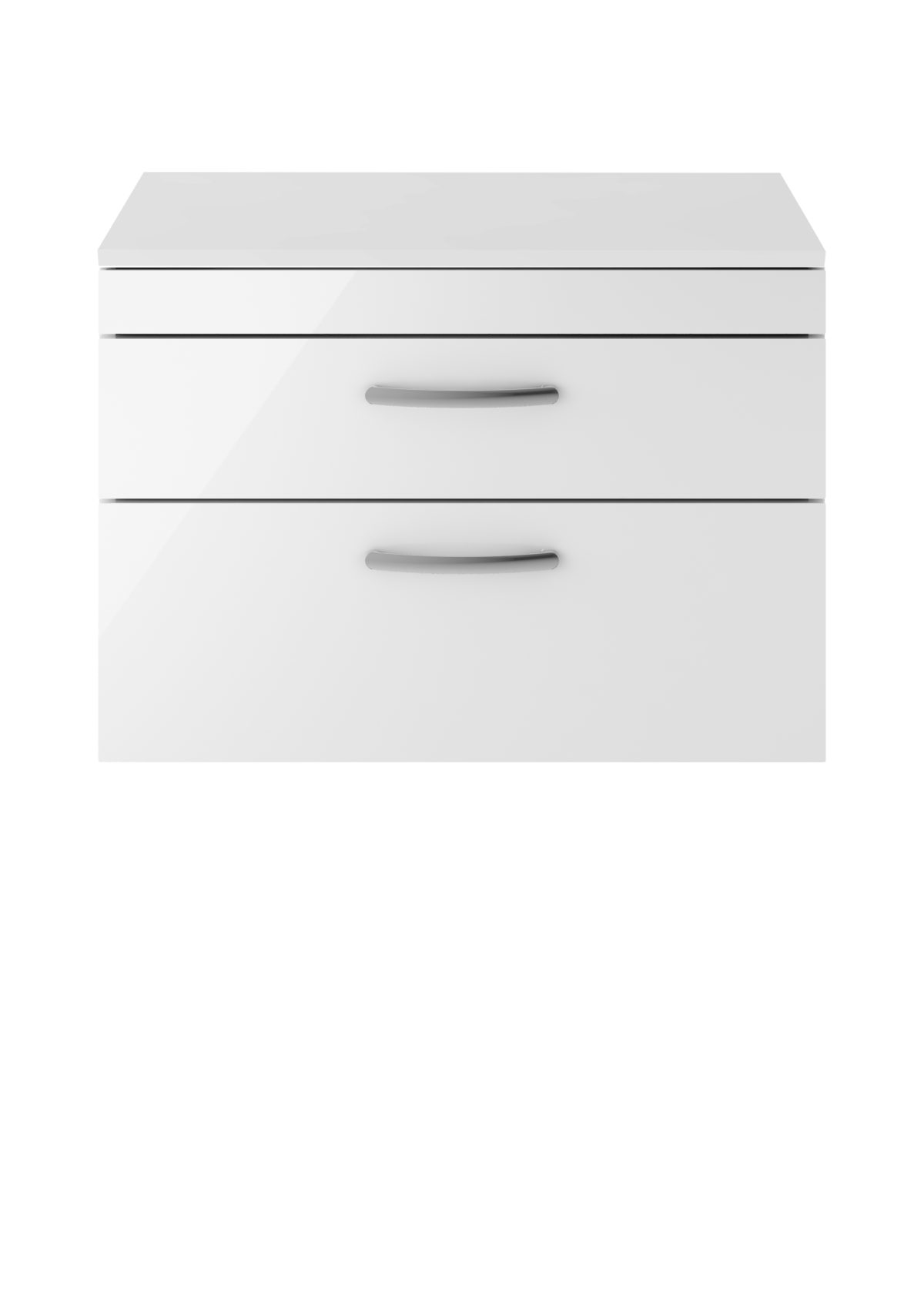 800mm Wall Hung Vanity With Worktop - Image 1