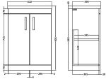 600mm Floor Standing Cabinet With Basin 1 - Image 3