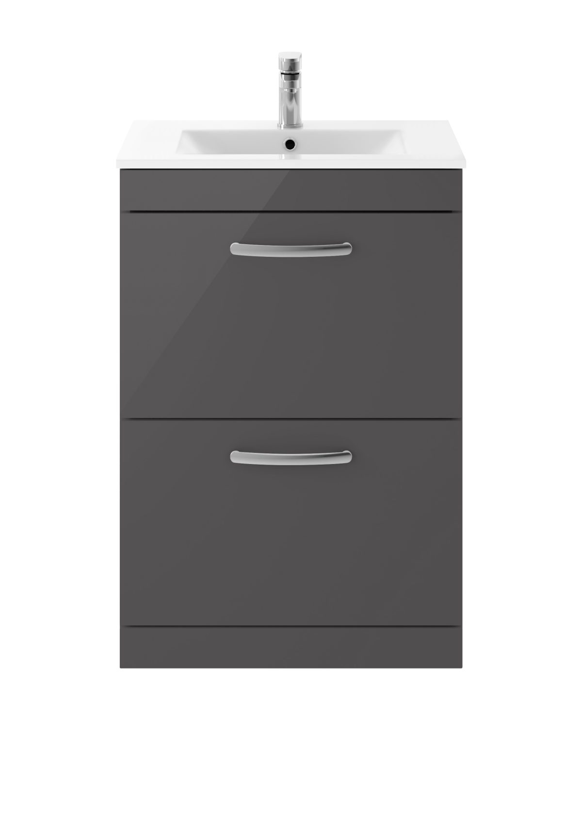 600mm Floor Standing Cabinet With Basin 2 - Image 1