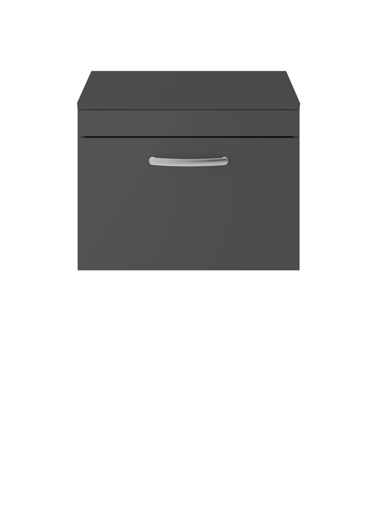 600mm Wall Hung Cabinet With Worktop - Image 1