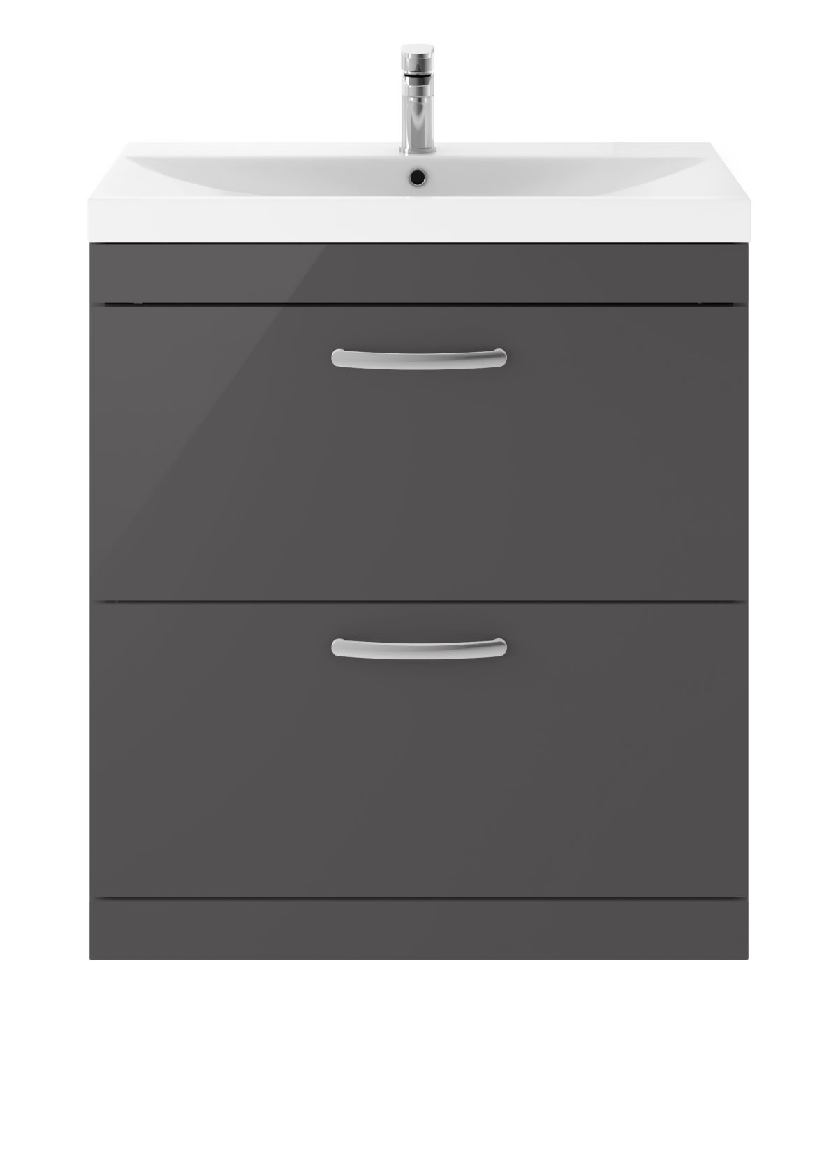 800mm Floor Standing Cabinet With Basin 3 - Image 1