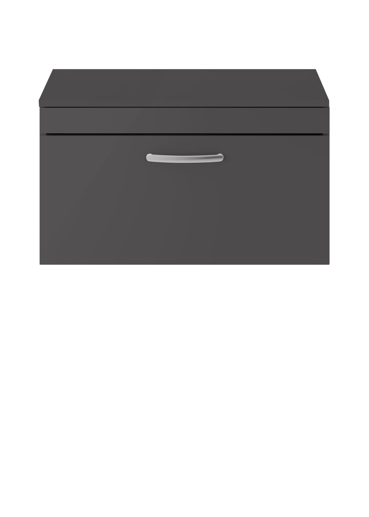 800mm Wall Hung Cabinet With Worktop - Image 1
