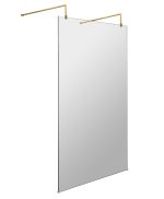 1100mm Wetroom Screen with Arms and Feet