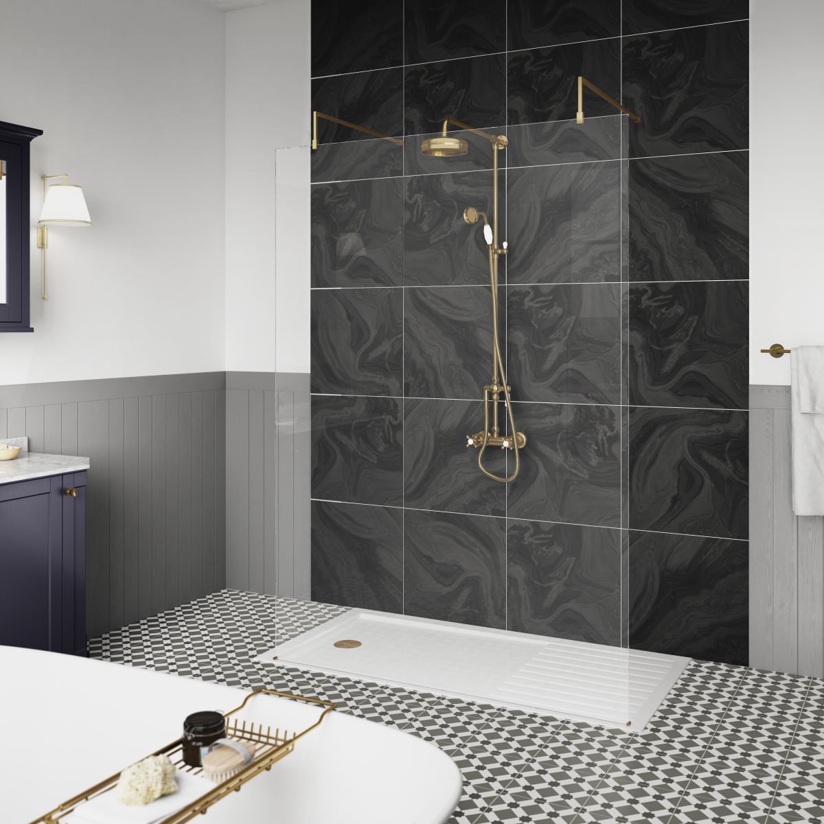 Traditional Thermostatic Shower Valve & Kit - Image 2