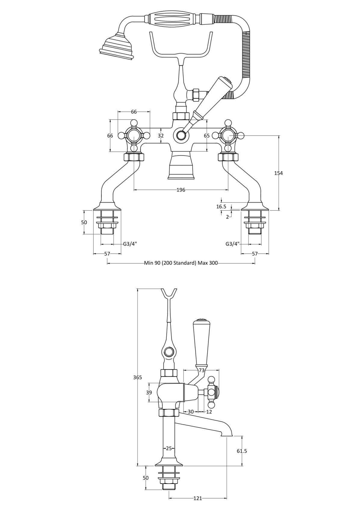 Bath Shower Mixer - Image 2