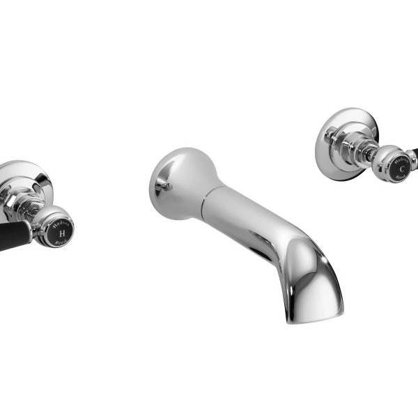 3 Tap Hole Wall Mounted Basin Mixer