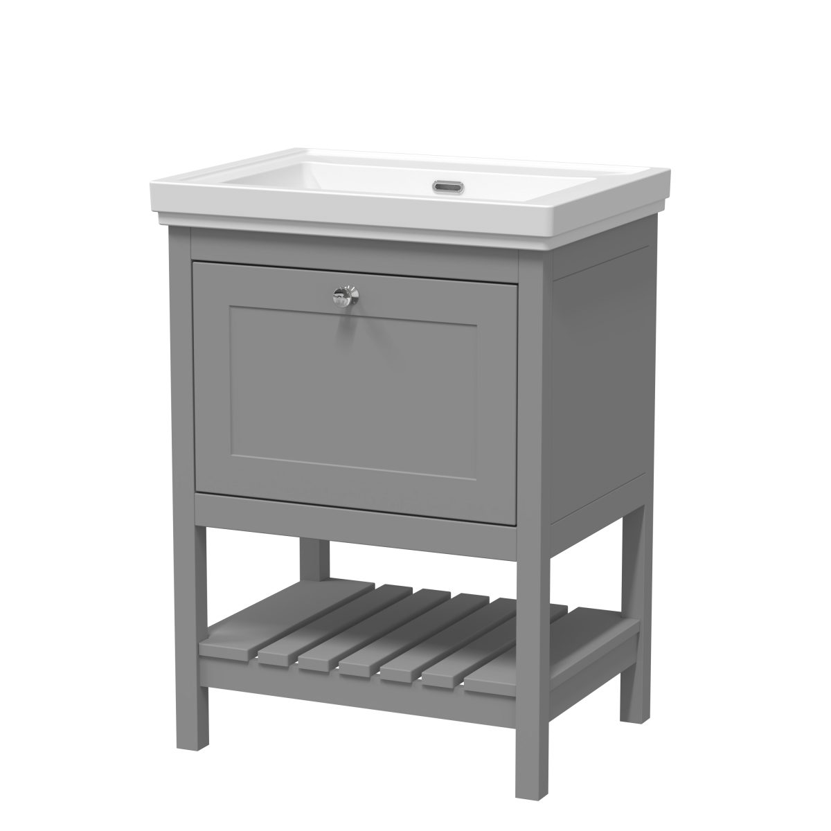 600mm Floor Standing Vanity & Basin 0TH - Image 1