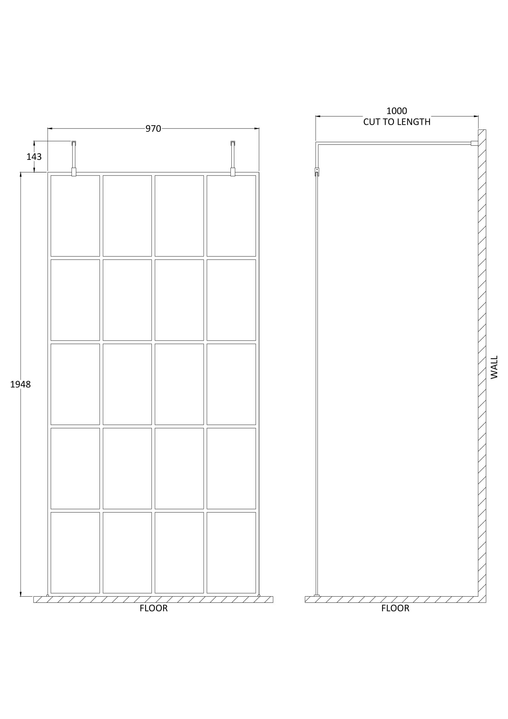 bfaf10_wetrooms_v1_ld.jpg 1000mm Frame Screen with Arms and Feet - Image 2