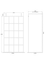 1100mm Frame Screen with Arms and Feet - Image 2