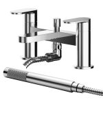 Deck Mounted Bath Shower Mixer With Kit