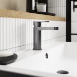 Mono Basin Mixer with Push Button Waste - Image 2