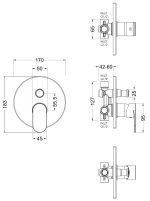 Manual Shower Valve With Diverter - Image 2