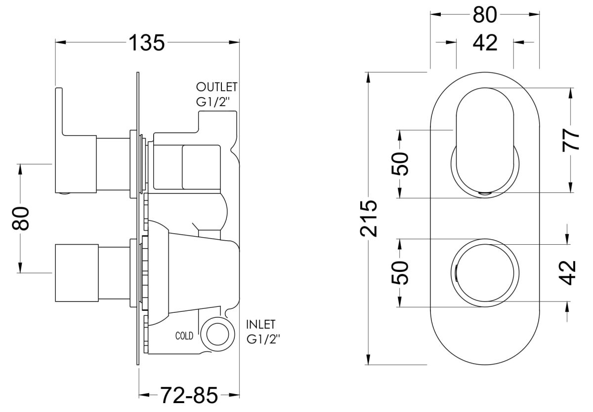 Twin Thermostatic Valve - Image 3