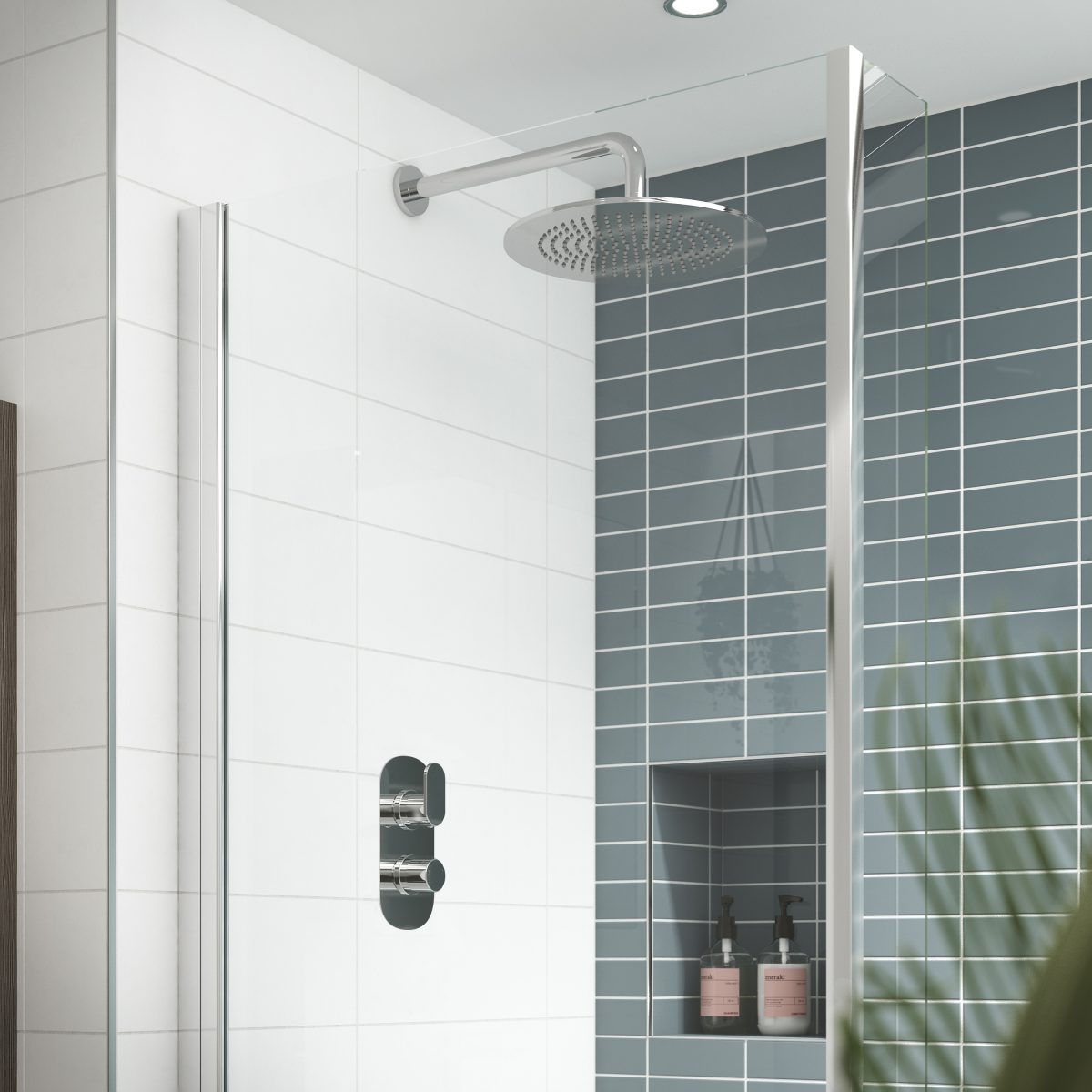 Twin Thermostatic Valve With Diverter - Image 2