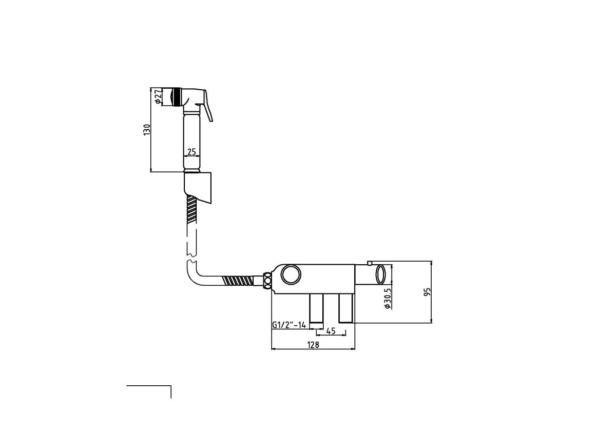Douche Spray Kit & Thermostatic Valve - Image 2