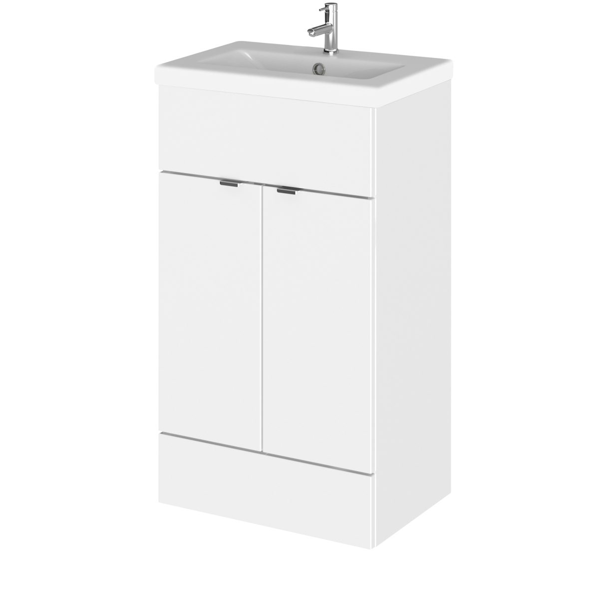 500mm Vanity Unit & Ceramic Basin - Image 1