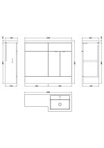 1000mm Right Hand Combination - Image 3