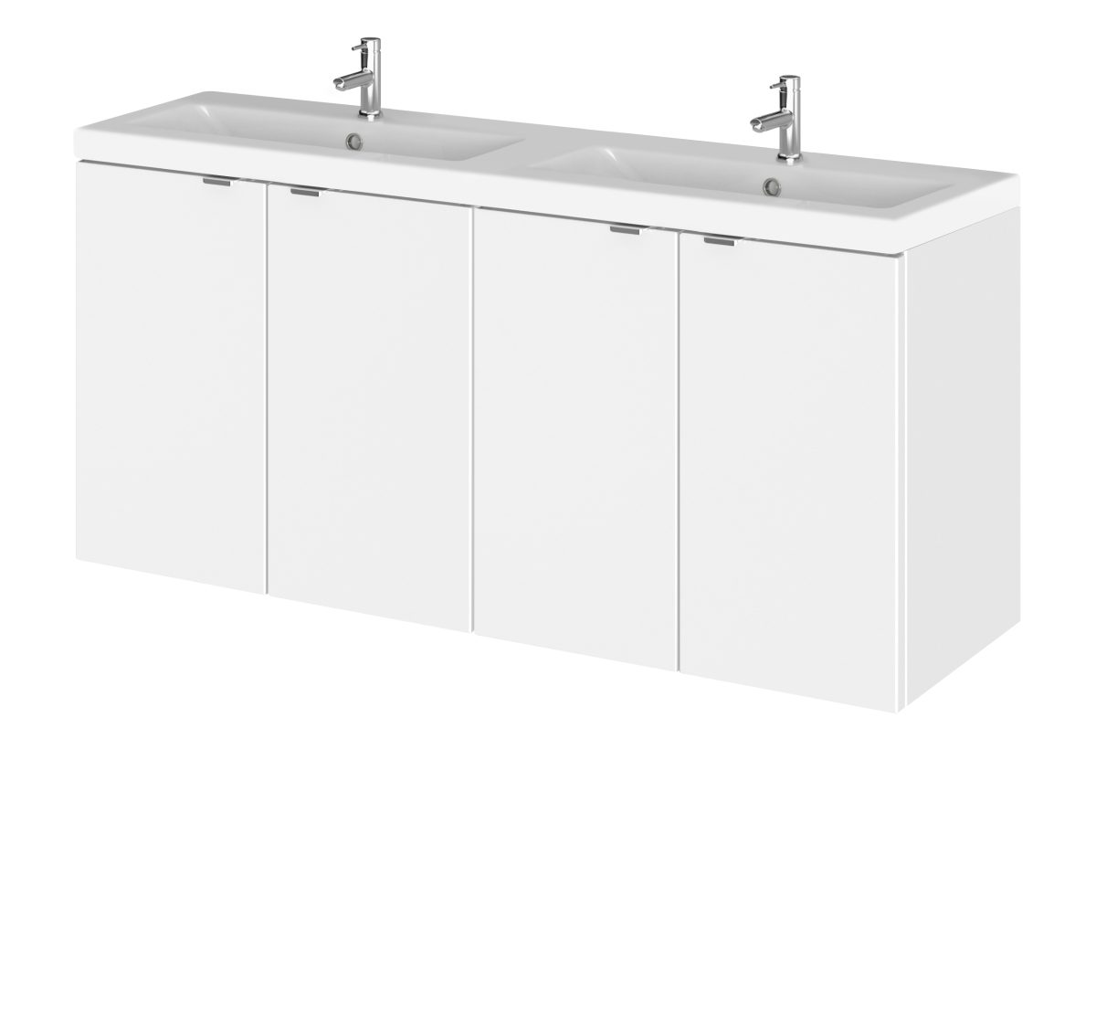 1200mm Vanity Unit & Double Ceramic Basin - Image 1