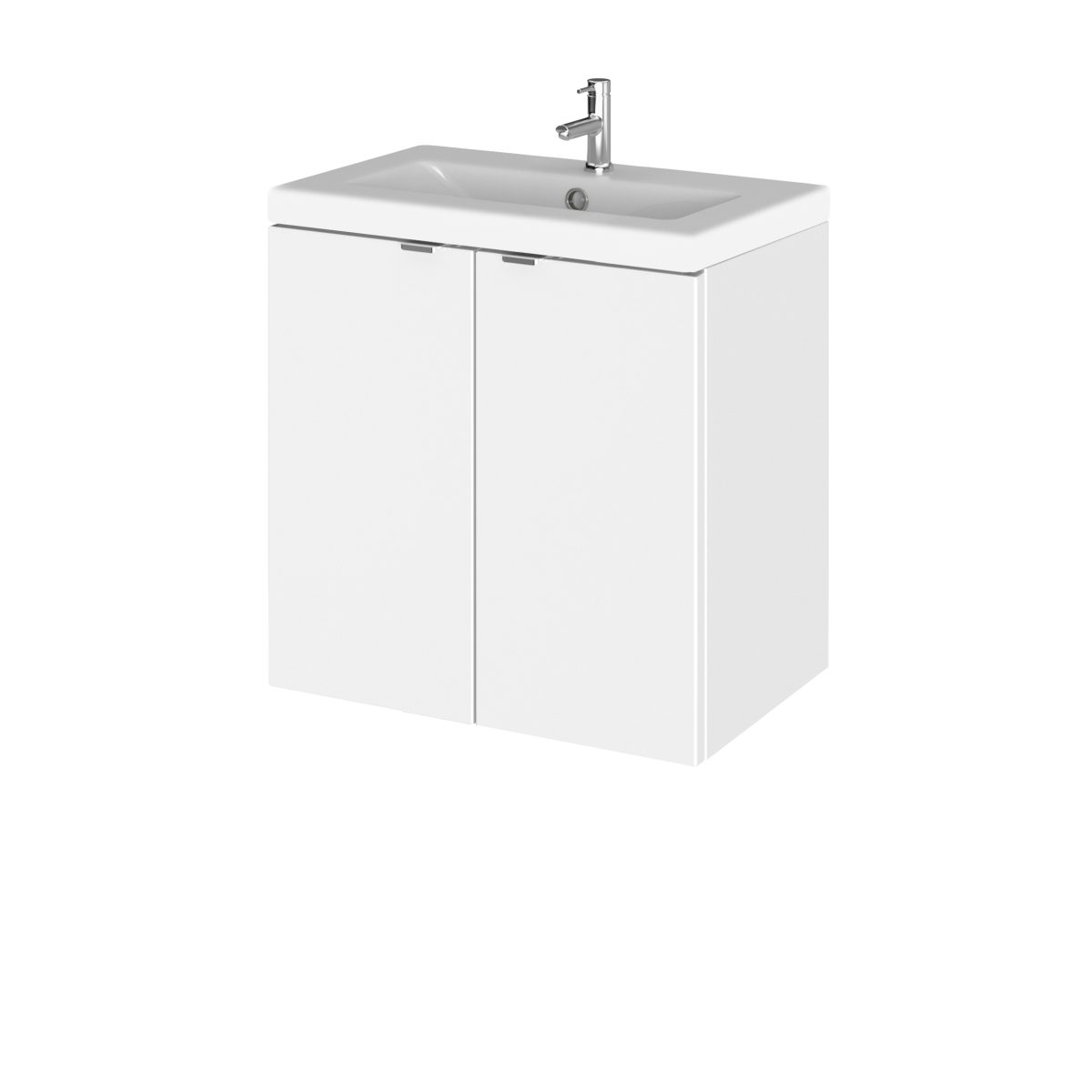 500mm Vanity Unit & Ceramic Basin - Image 1