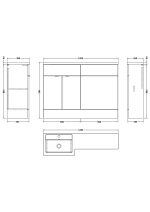 1200mm Left Hand Combination - Image 2