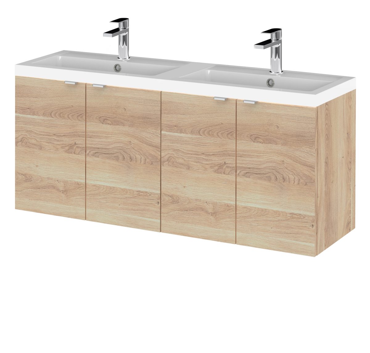 1200mm WH 4-Door Vanity & Double Basin - Image 1