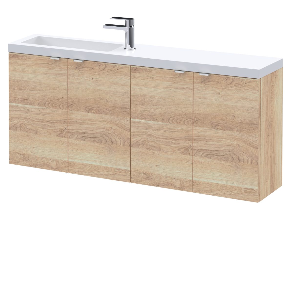 1200mm WH 4-Door Vanity  & Slimline Basin - Image 1