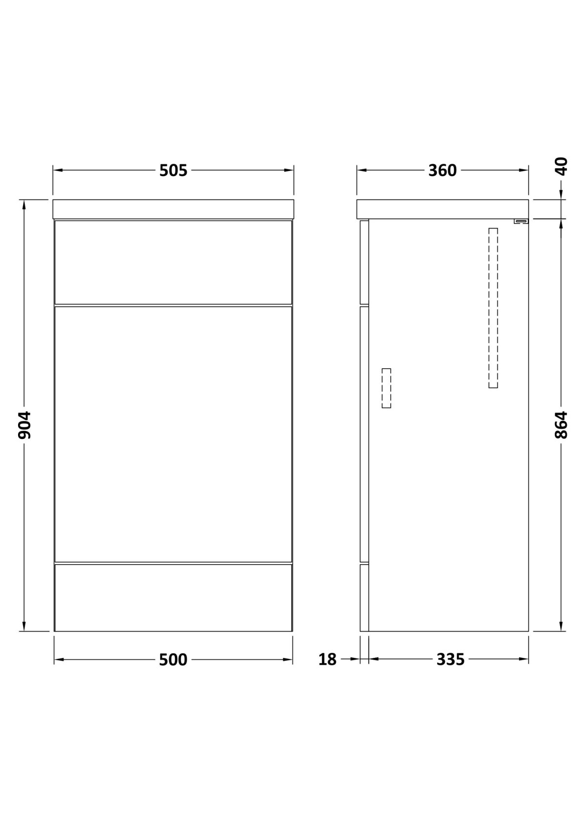 WC Unit & Top - Image 3