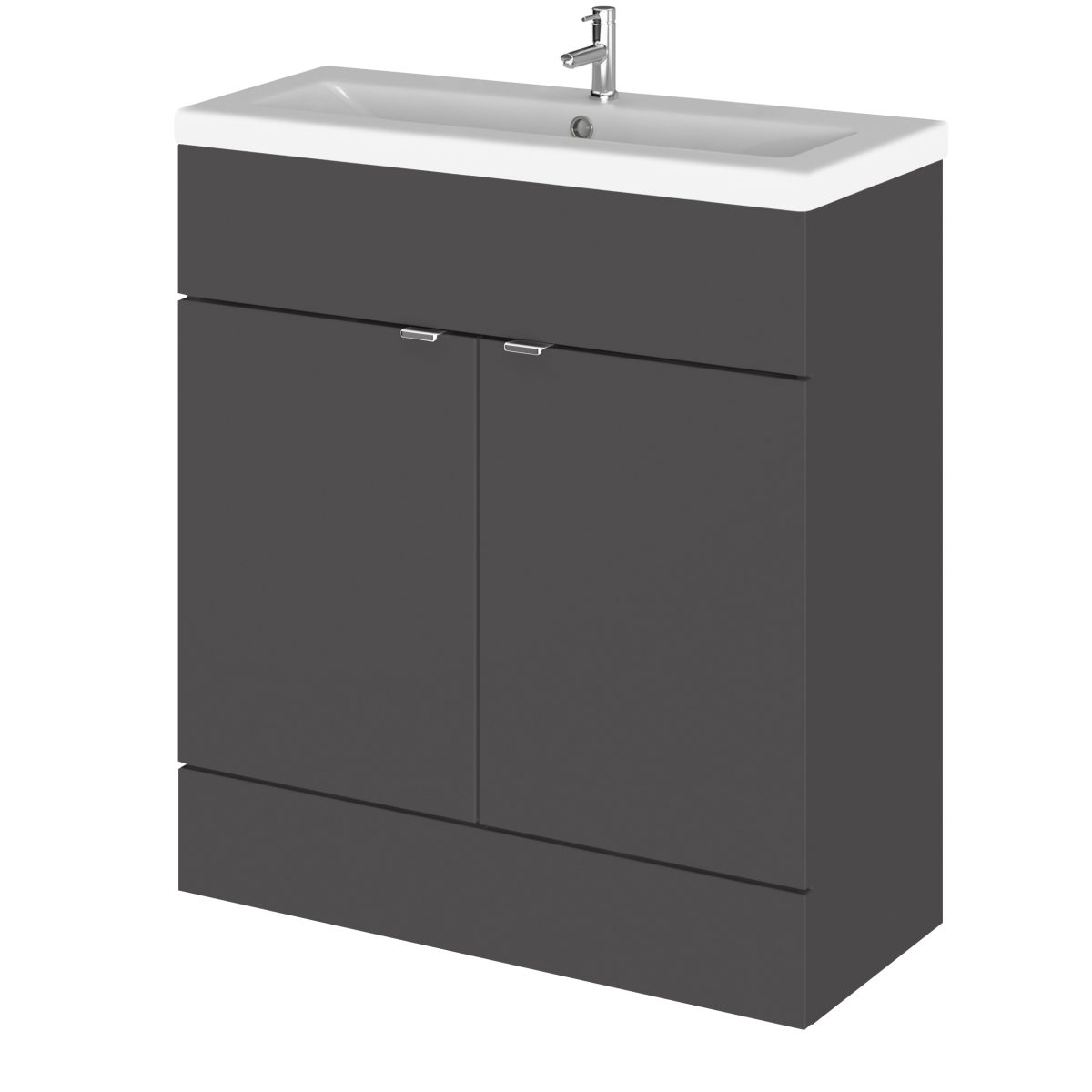 800mm Vanity Unit & Ceramic Basin - Image 1