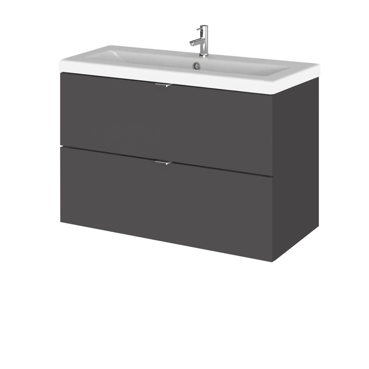 800mm Vanity Unit & Ceramic Basin - Image 1