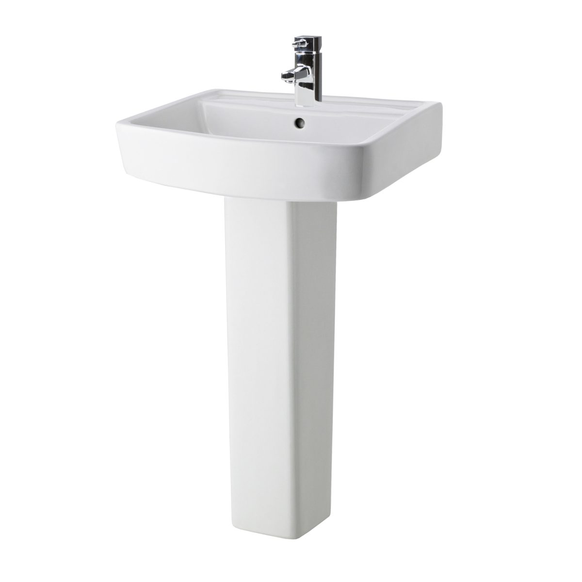 520mm Basin & Pedestal - Image 1