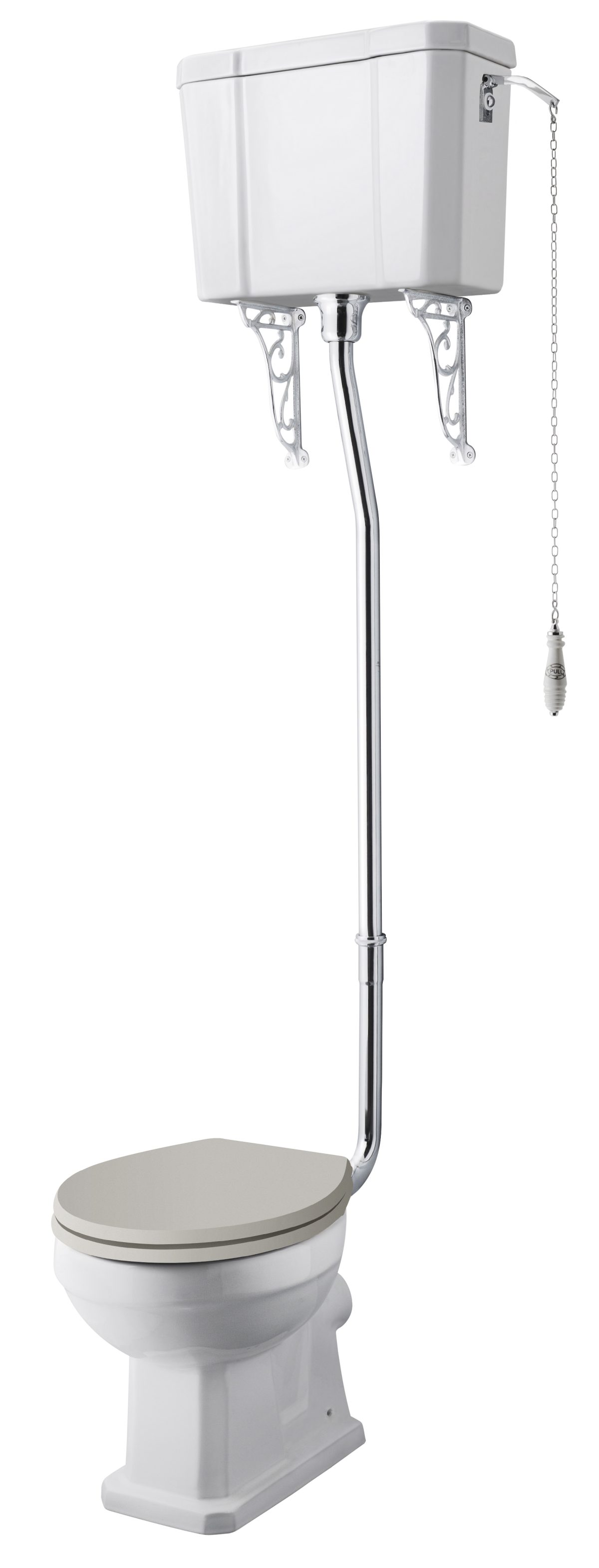 High Level Pan, Cistern & Flush Pipe Kit - Image 1
