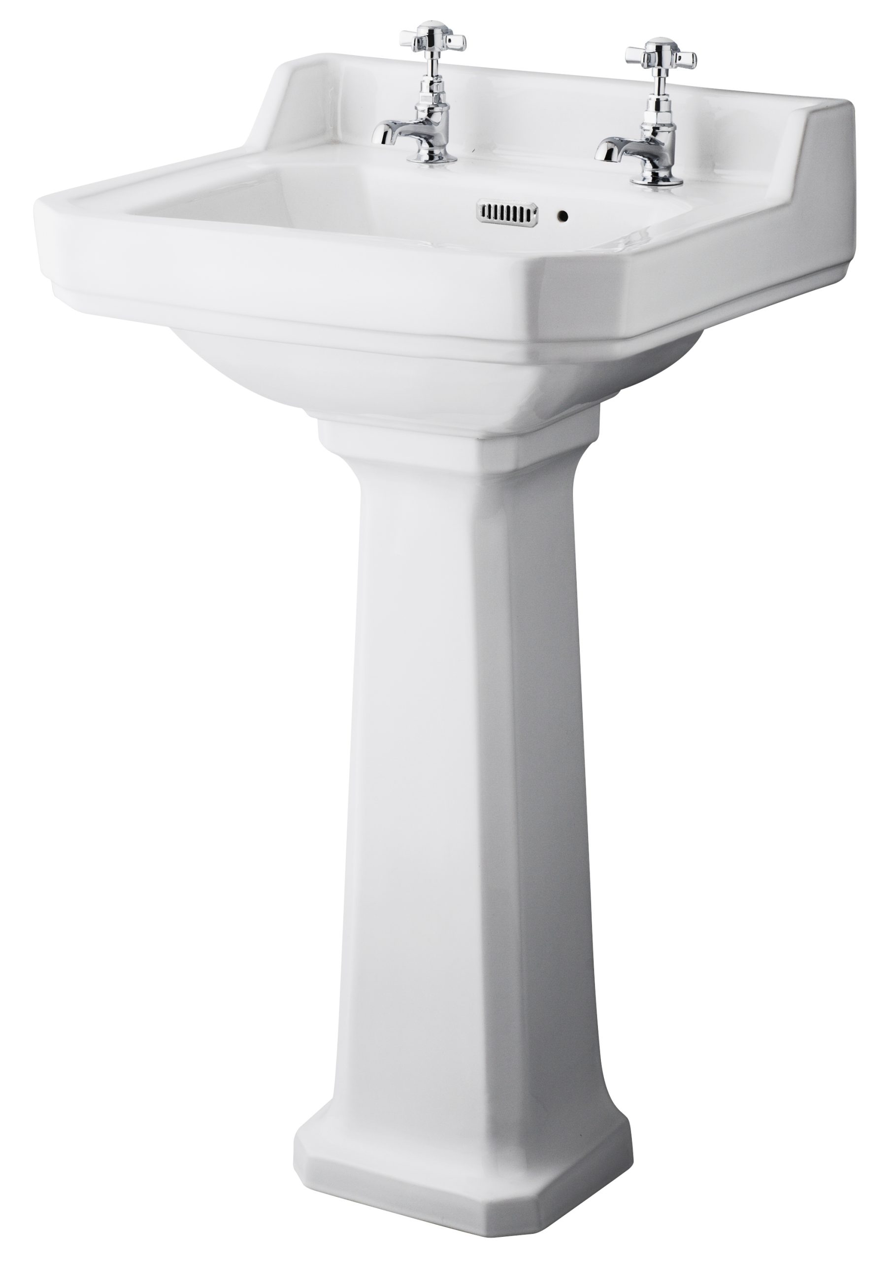 ccr031_ceramics_v1_co1.jpg 500mm 2TH Basin & Comfort Height Ped - Image 1