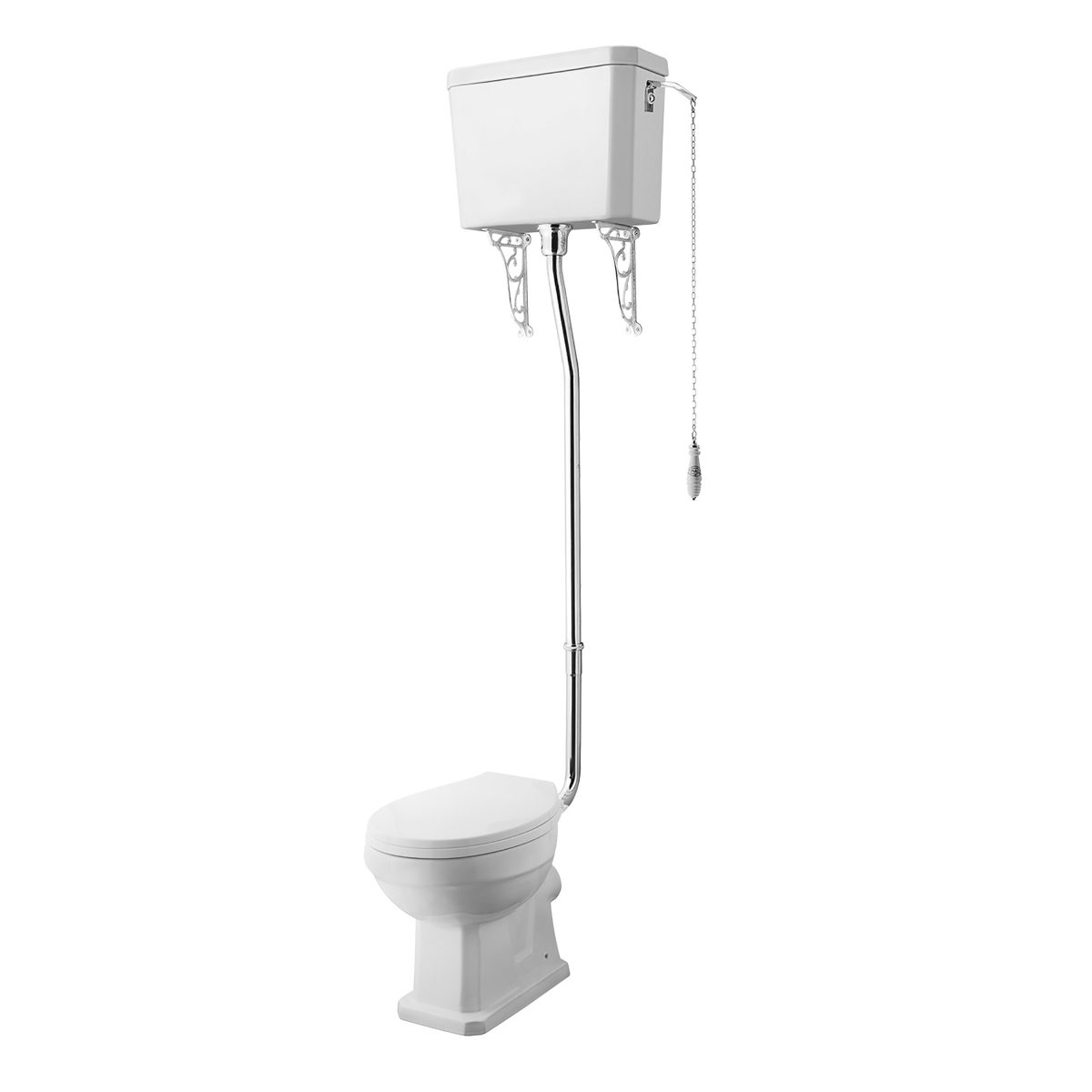 High Level Pan, Cistern & Flush Pipe Kit - Image 1