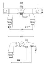 Thermostatic Bath Shower Mixer - Image 2