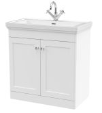800mm Floor Standing 2-Door Vanity & Basin 1TH