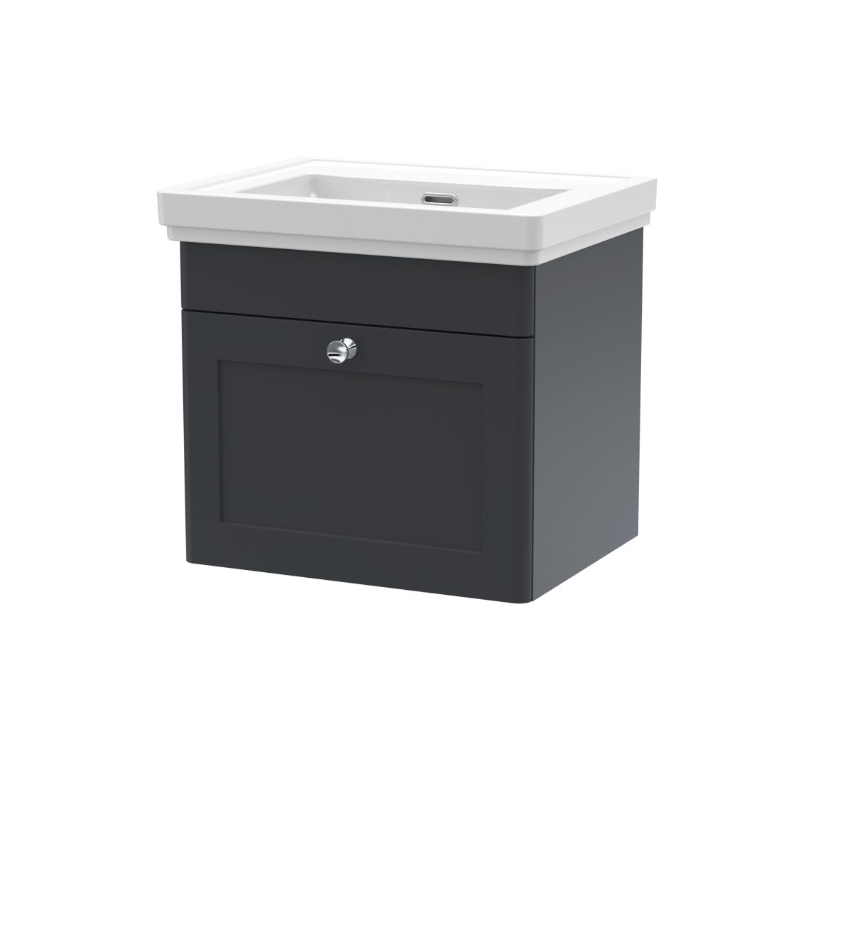500mm Wall Hung 1 Drawer Vanity & Basin 0TH - Image 1