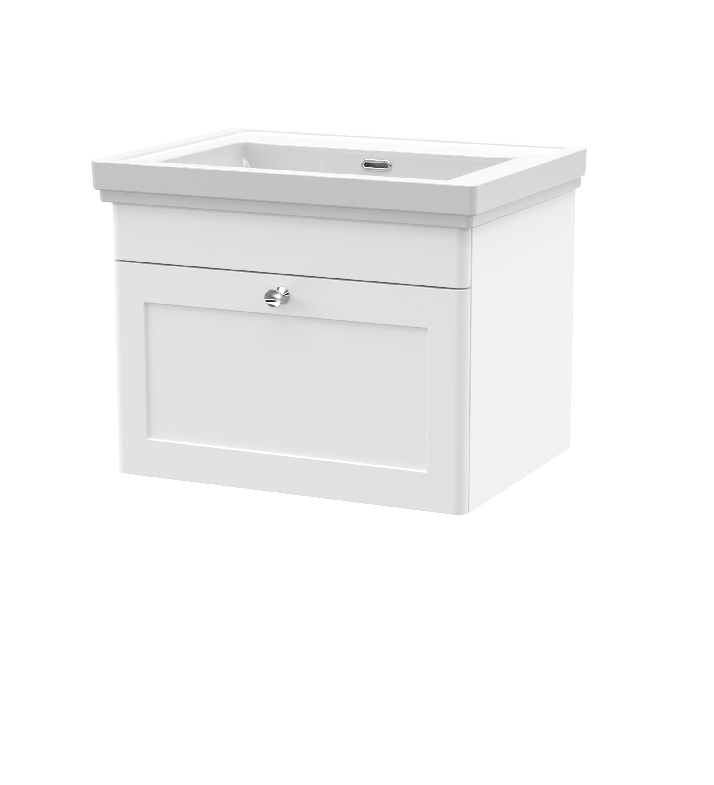 clc194h_furniture_v1_co.jpg 600mm Wall Hung 1 Drawer Vanity & Basin 0TH - Image 1