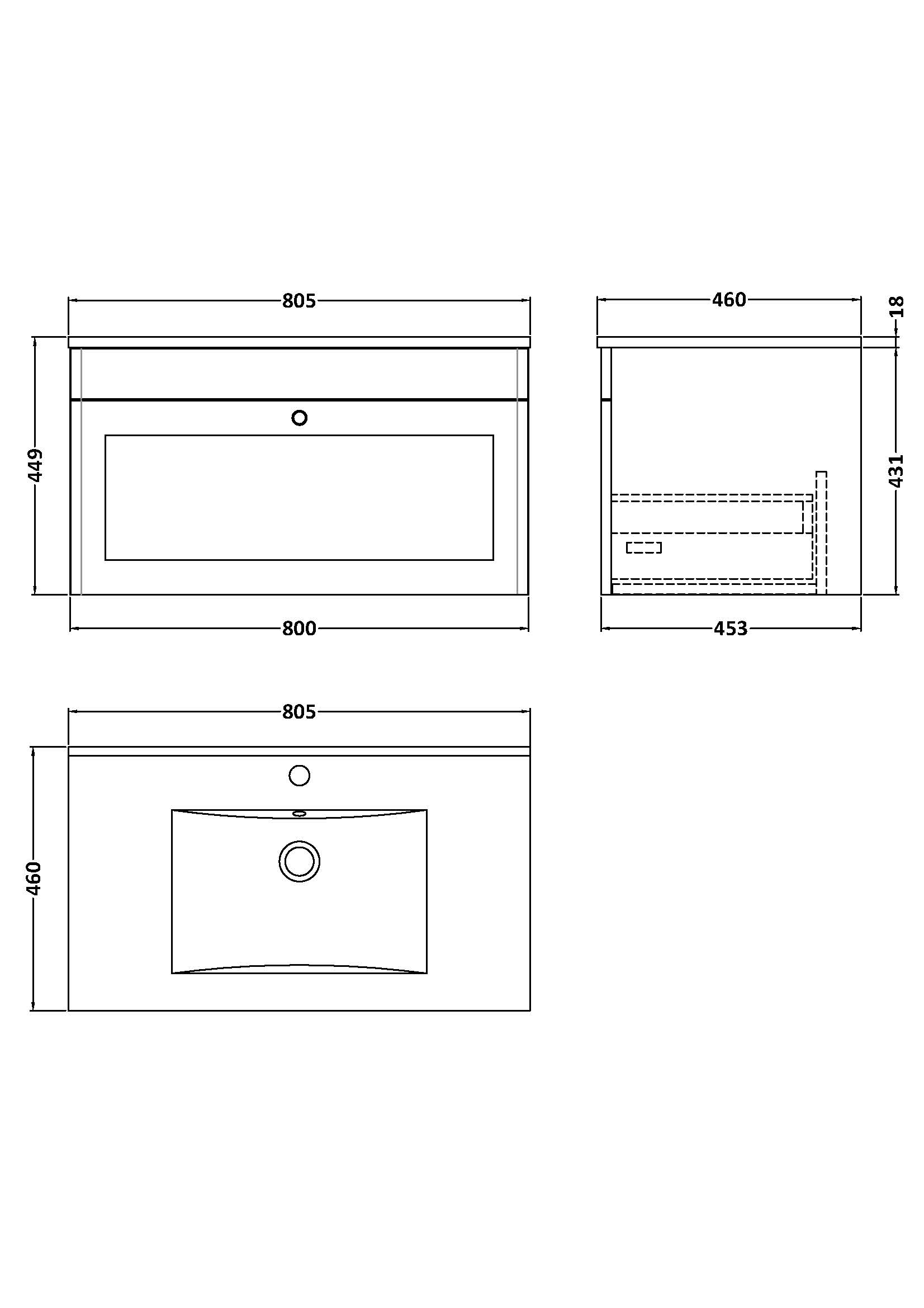 clc296c_furn_v1_ld.jpg 800mm Wall Hung 2-Door Vanity with Basin - 1 Tap Hole - Image 2
